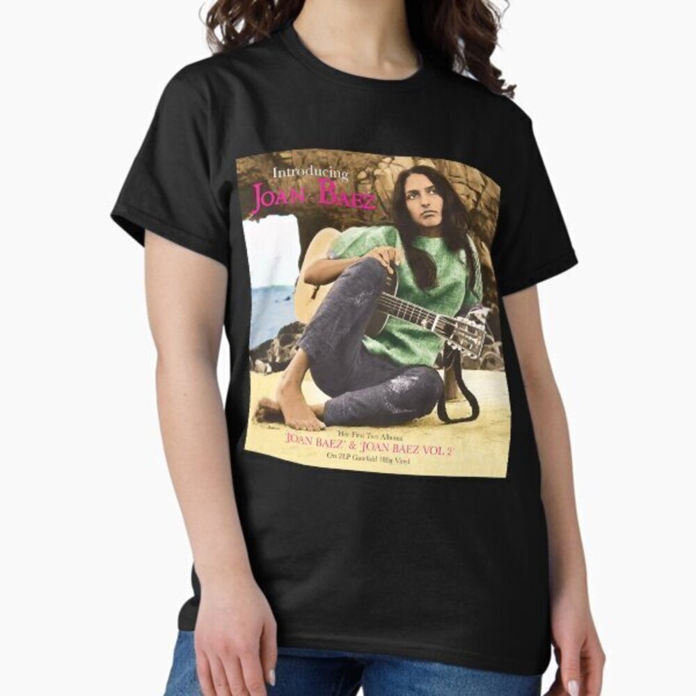 Joan Baez Face Unisex Tshirt